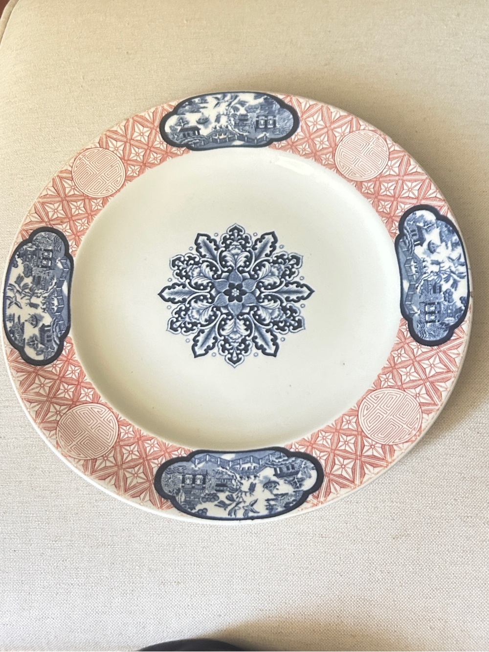 Vintage Rare Royal Worchester Vitreous China Plate